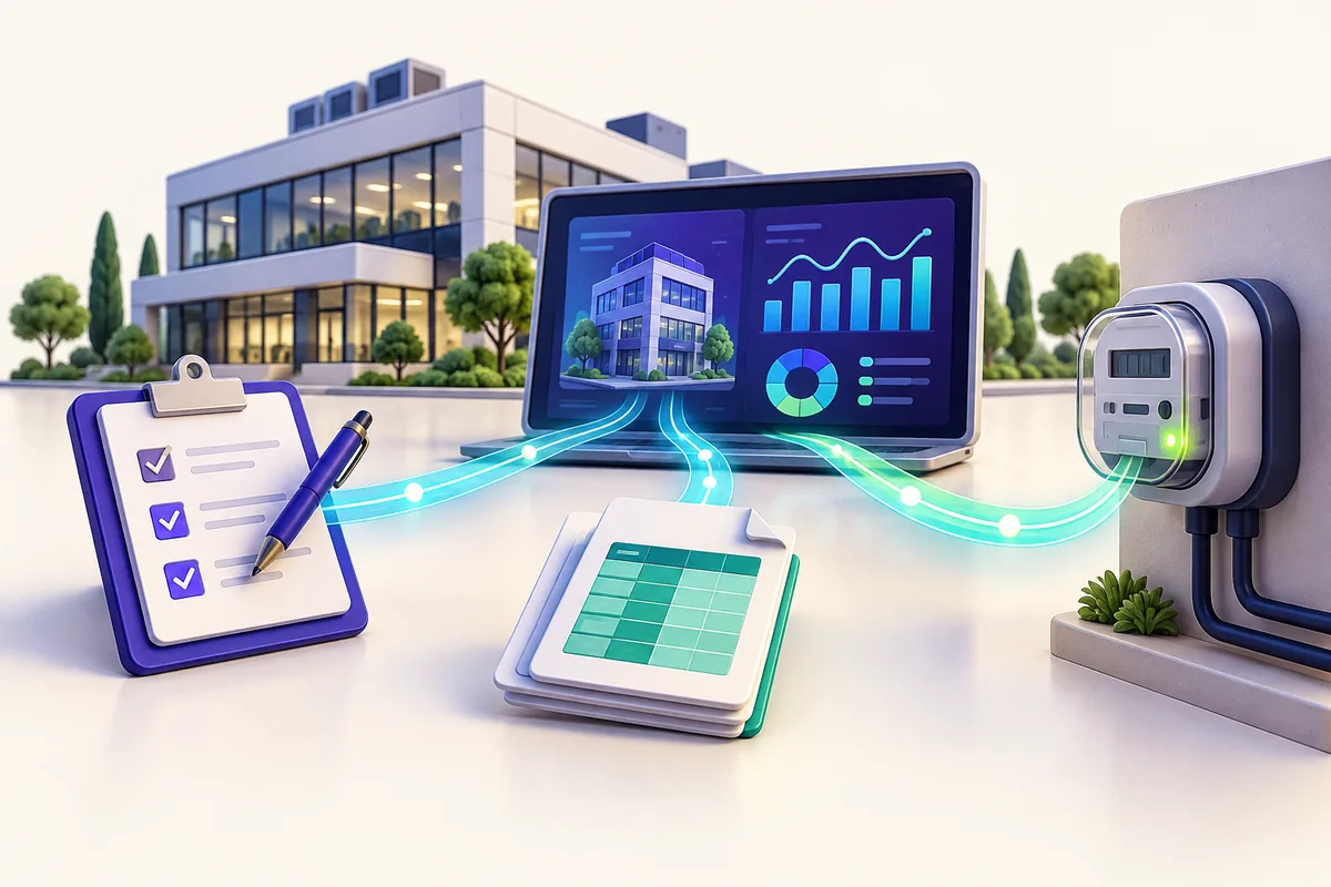 Energy Data Collection Methods: Manual Entry, CSV Uploads, and Smart Meters